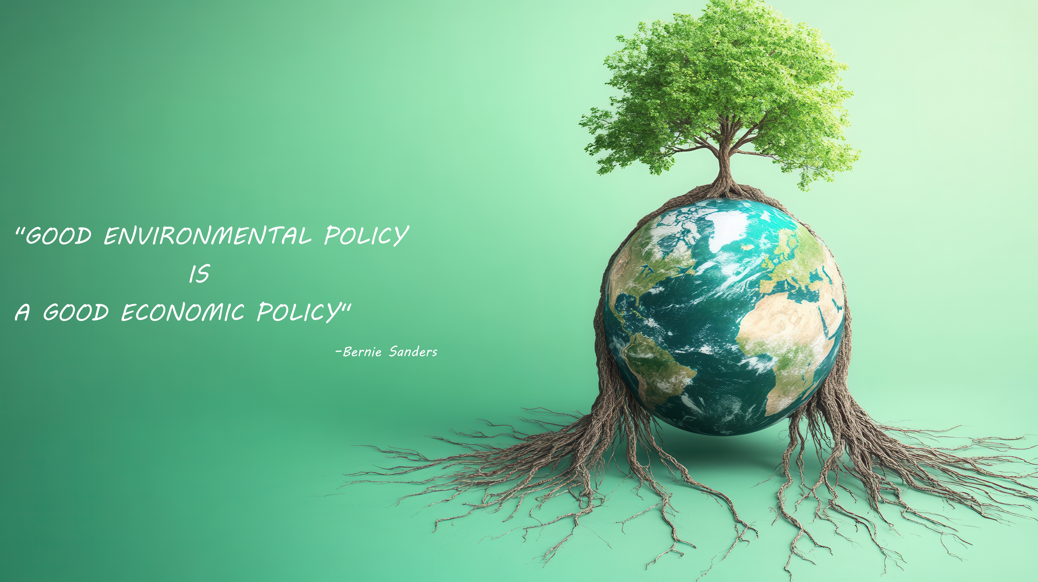 Earth with tree — sustainability